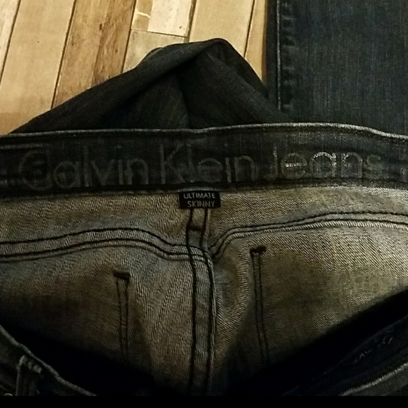 Calvin Klein Ultimate Skinny Jeans Dark Wash Size 29 - Picture 9 of 9